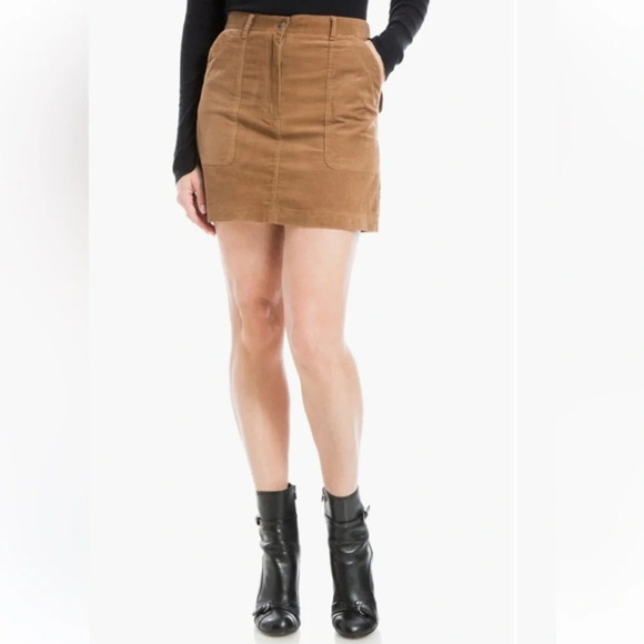Max Studio Corduroy Skirt - Picture 1 of 15